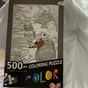 500 piece Coloring Puzzle NIB